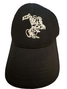 OTTO Brand Black Embroidered Knight with S.I.S.S logo.